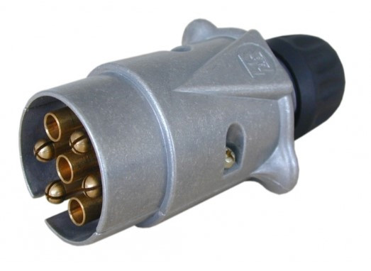 Zástrčka 12V 7P kovová JAEGER - N2