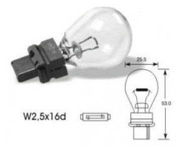 Žiarovka OSRAM 12V 27/7W W2, 5x16q 3157 - N2