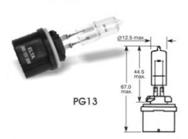 Žiarovka Elta 12V 50W PG13 - N2