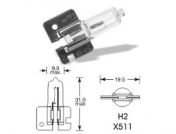 Žiarovka Osram 12V H2 55W X511 - N2