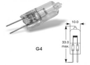 Žiarovka Elta 24V 20W G4 celosklenená - N2