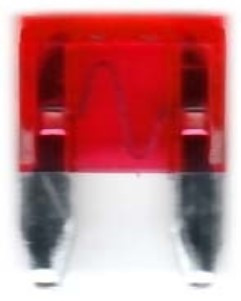 Poistka nožová mini 10A - N2
