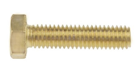 Skrutka šesťhranná celý závit DIN 933 M10x70 mosadz - N2