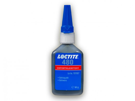 Loctite 480 - 50 g sekundové lepidlo čierne - N2