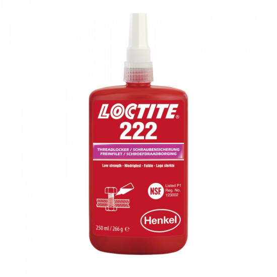 Loctite 222 - 250 ml zaisťovač skrutiek NP - N2