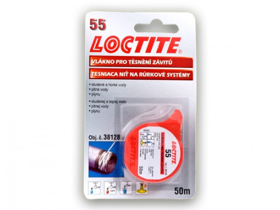 Loctite 55 - 50 m závitové tesnenie vlákno - N2