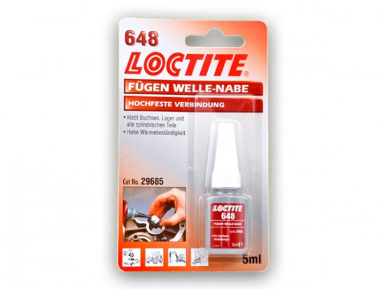 Loctite 648 - 5 ml upevňovač spojov VP - N2