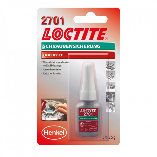 Loctite 2701 - 5 ml zaisťovač skrutiek VP - N2
