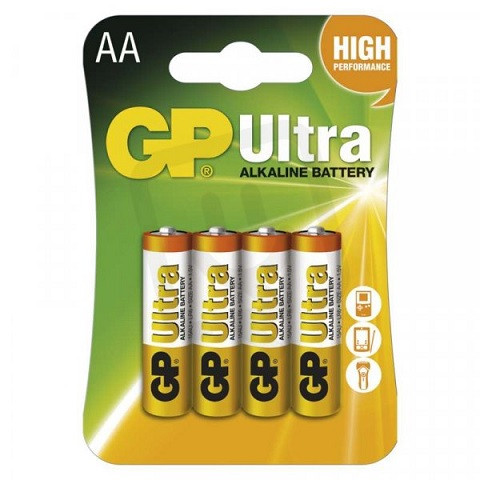 Batéria alkalická GP Ultra LR6 AA 4ks 880-AA - N2