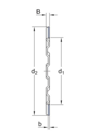 SKF ZW 50x62 rozperná podložka - N2 - 2