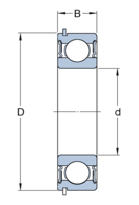 ZEN 6015-2RS-NR guľkové ložisko - N2 - 2