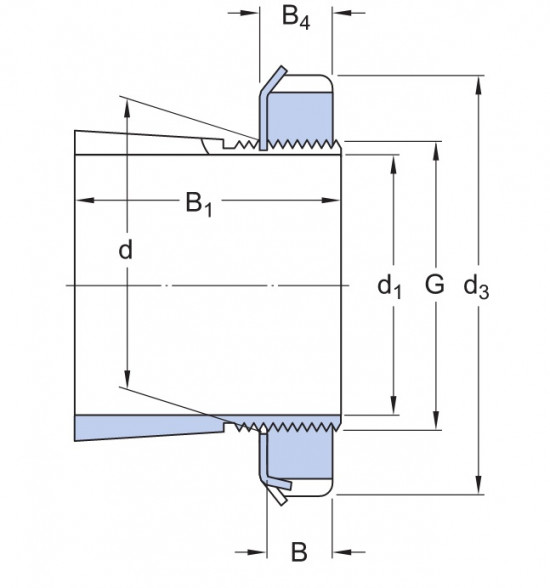 SKF HA 311 upínacie puzdro - N2 - 2