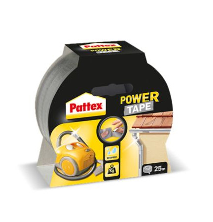 Pattex Power Tape strieborná - 25 m - N2