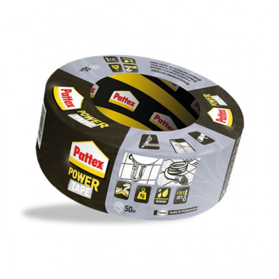 Pattex Power Tape strieborná - 50 m - N2