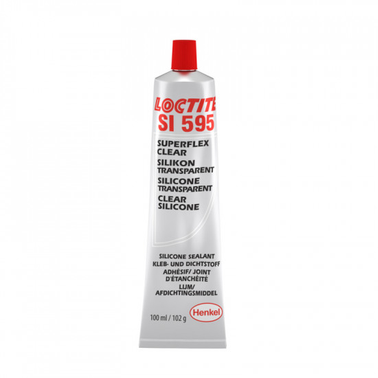 Loctite SI 595 - 100 ml číre silikónové lepidlo SuperFlex - N2