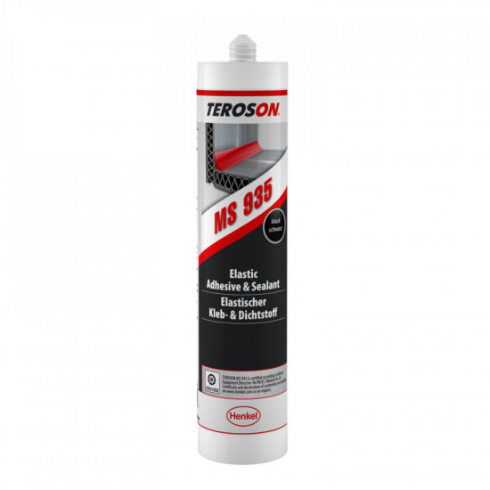 Teroson MS 935 - 290 ml čierny tesniaci tmel - N2