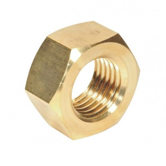 Matica DIN 934 M10 mosadz - N2