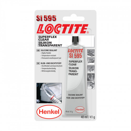 Loctite SI 595 - 40 ml číre silikónové lepidlo SuperFlex - N2