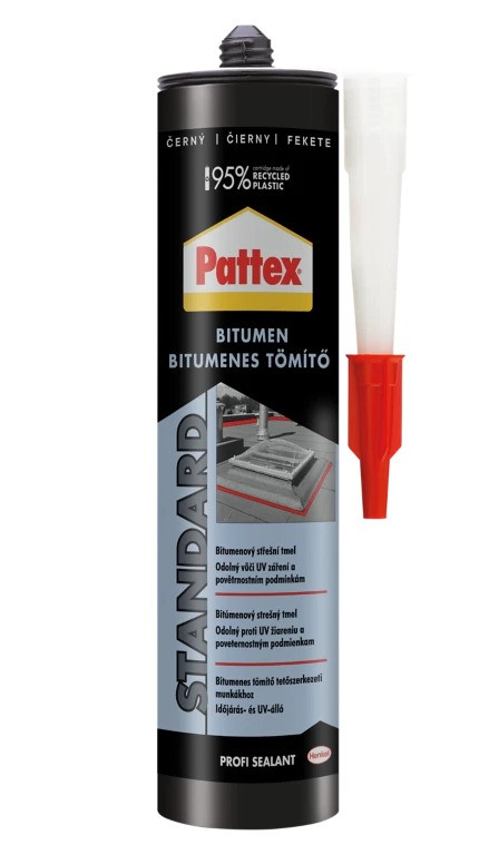 Pattex Bitúmenový strešný tmel - 280 ml čierny - N2