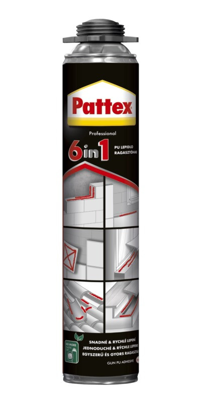 Pattex PU lepidlo 6v1 - 750 ml pištoľové - N2