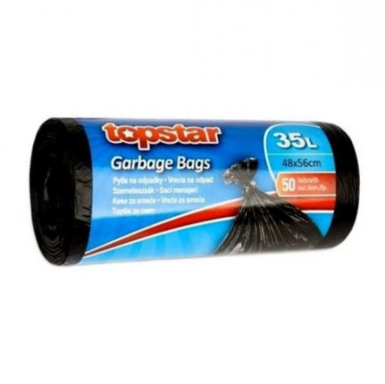 Vrecká do odp.koša 35 l/48x56/50ks topstar - N2