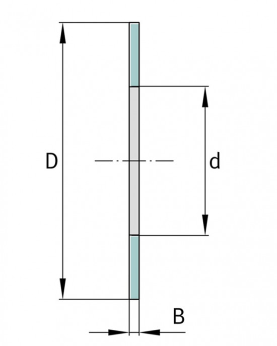 INA AS 2542 tenký axiálny ložiskový krúžok - N2 - 2