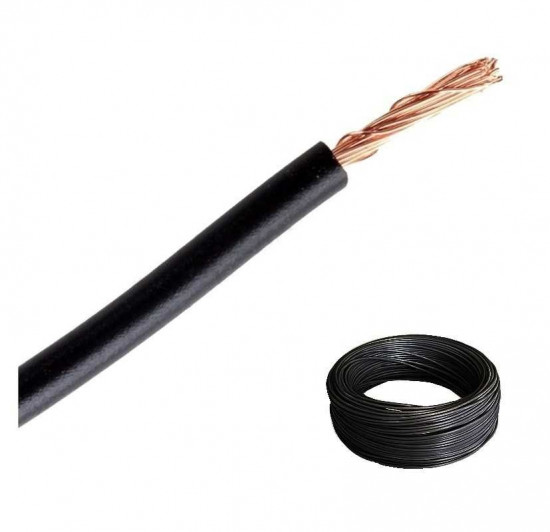 Kábel H05V-K 1,00 čierny - N2 - 2