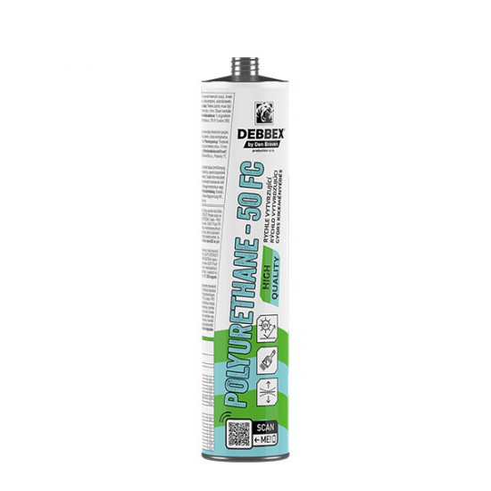 Den Braven PU 50 FC polyuretánový tmel - 300 ml biela, kartuša _31302BD - N2