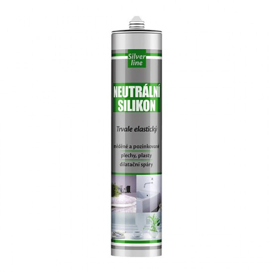 Den Braven Neutrálny silikón Silver Line - 280 ml transparentný, kartuša - N2