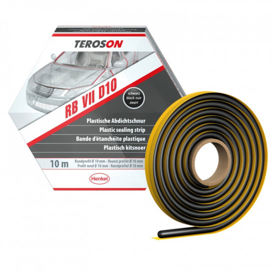Teroson RB VII D10 - 10 m čierny samolepiaci butylkaučuk - N2