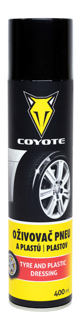Coyote oživovač pneu a plastov - 400 ml sprej - N2