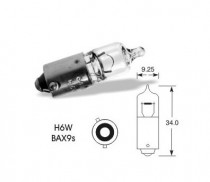 Žiarovka Narva 12V 6W BAX9s halogén (H6W) - N1
