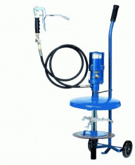 Mazací lis na stlačený vzduch, nádrž 10 kg, membrána 210 - 240 mm - N1