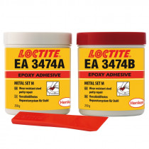 Loctite EA 3474 - 500 g kovom plnený tmel odolný oderu - N1