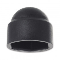 Krytka klobúková pre šesťhran M5 PVC čierna s=8 mm - N1