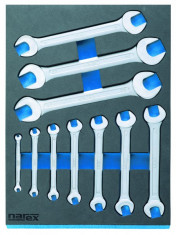 Modul stranových kľúčov 4-24mm/10dielov DIN 3110, NAREX-MODUL, M 230600.610 - DIN3110 - N1