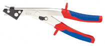 KNIPEX 90 55 280 Nožnice na plech, viaczložkové návleky, poniklované 280 mm - N1