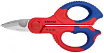 KNIPEX 95 05 155 SB Elektrikárske nožnice, viacsl. návleky zosilnené skleným vláknom 155 mm - N1