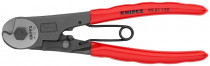 KNIPEX 95 61 150 Nožnice na bovdeny, plastové návleky, fosfátované na čierno - N1