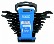 Súprava obojstr.kľúčov v plast.držiaku DIN 895 - NAREX, 230895.508-NAREX, 8-dielna /6-24/ - N1