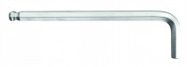 Kľúč zástrčný šesťhranný palcový s guľovou hlavou 1/8" x 101 mm chrómovaný, NAREX 443000347 - N1