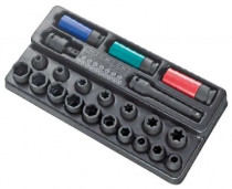 Modul s 1/2" priemyselnými hlavicami, 24-dielny, TONA EXPERT, E041604 - N1