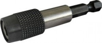 Držiak bitov rýchloupínací, magnetický s poistkou 1/4" x 60 mm/NAREX 8318-00 - N1