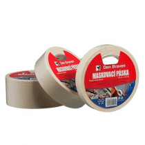Den Braven Maskovacia krepová páska 80 °C - 50 mx 38 mm svetlo žltá _B703MA - N1