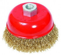 Brúsna kefa 75mm M14 črepníková, vlnitá - N1