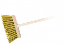 Metla drevená 24 cm, syntetické vlákna (PET) 8,5 cm., S palicou 120 cm, SPOKAR 5336311000 - N1