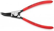 KNIPEX 46 31 A22 Kliešte pre vonkajšie poj. krúžky 19-60 mm, zahnuté 45 ° pot. plastom, fosfátované - N1