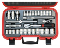 Sada hlavíc M30MSH 1/2", 8-32, štvorhran - metrická 30.dielna sada Kennedy - N1
