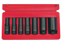 Sada rázových hlavíc predĺžených 1/2" 10-30mm 7.dielna sada Kennedy - N1
