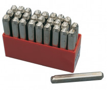 Sada nízkoúderových razníc písmená AZ 6mm, 78mm Kennedy - N1